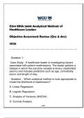 D514 MHA 5600 Analytical Methods OA Review 2025 &lpar;With Solns