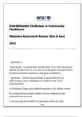 D518 MHA6510 Challenges in Community Healthcare OA Review 2025 &lpar;With Solns&rpar;&period;