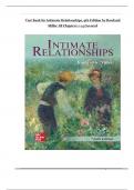 Test Bank For Intimate Relationships&comma; 9th Edition All Chapters - 9781260804263&vert;&vert;Latest Edition 