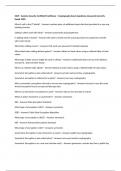 SSCP - Systems Security Certified Practitioner - Cryptography Exam Questions Answered Correctly Rated 100&percnt;