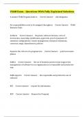 CSAM Exam - Questions With Fully Explained Solutions
