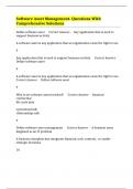 Software Asset Management- Questions With Comprehensive Solutions