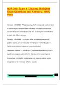 NUR 303- Exam 1 &lpar;UMaine&rpar; 2025&sol;2026  Exam Questions and Answers &vert; 100&percnt;  Pass