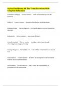Saylor Final Exam -All The Tests &lpar;Questions With Complete Solutions&rpar;