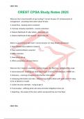 CREST CPSA Study Notes 2025