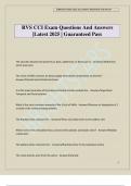 RVS CCI Exam Questions And Answers &vert;Latest 2025 &vert; Guaranteed Pass