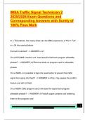 IMSA Traffic Signal Technician 2  2025&sol;2026 Exam Questions and  Corresponding Answers with Surety of  100&percnt; Pass Mark