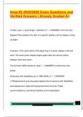 Imsa &num;2 2025&sol;2026 Exam Questions and  Verified Answers &vert; Already Graded A&plus; 