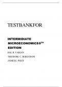  Comprehensive Test Bank for Intermediate Microeconomics: A Modern Approach, 9th Edition by Hal R. Varian – Complete Chapter Coverage