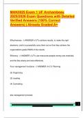 MAN3025 Exam 1 UF Archambeau  2025&sol;2026 Exam Questions with Detailed  Verified Answers &lpar;100&percnt; Correct  Answers&rpar; &vert; Already Graded A&plus;