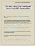 Smartserve Practice Exam Questions And Answers &vert;Latest 2025 &vert; Guaranteed Pass