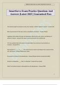 SmartServe Exam Practice Questions And Answers &vert;Latest 2025 &vert; Guaranteed Pass