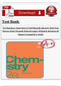 Test Bank For Chemistry&colon; Atoms First 2e 2nd Edition By Edward J&period; Neth&comma; Paul Flowers&comma; Klaus Theopold&comma; Richard Langley&comma; William R&period; Robinson All Chapters &vert;&vert;Complete A&plus; Guide
