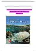 Solutions Manual For Fundamentals of Corporate Finance&comma; 13th Edition by Ross&comma; Westerfield&comma; and Jordan&comma; Verified Chapters 1 - 27&comma; Complete Newest Version