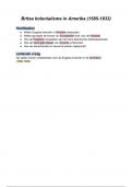 Geschiedenis - Geschiedenis Werkplaats - Historische Contexten - Havo 5 - Britse Rijk - Het Brits Kolonialisme in Amerika - Samenvatting - 2025