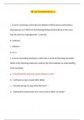 NR 226 FUNDAMENTALS 2 EXAM QUESTIONS WITH CORRECT&sol; VERIFIED ANSWERS&vert;&lpar;frequently most tested question&rpar;GET IT 100&percnt; ACCURATE &vert; ALREADY GRADED A&plus;