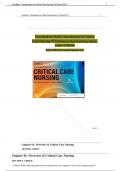 Test Bank for Sole&rsquo;s Introduction to Critical Care Nursing 9th Edition by Mary Beth Flynn Makic&comma; Lauren T&period; Morata Expert 100&percnt; Pass verified Chapters 1-21