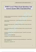 WSET Level 2 Wines Exam Questions And Answers &vert;Latest 2025 &vert; Guaranteed Pass