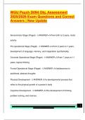 WGU Psych D094 Obj&period; Assessment  2025&sol;2026 Exam Questions and Correct  Answers &vert; New Update