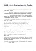 USPS Sales & Services Associate Training Questions & Answers 2025&sol;2026 &lpar; A&plus; GRADED 100&percnt; VERIFIED&rpar;