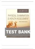 TEST BANK FOR Physical Examination and Health Assessment&colon; Canadian Edition 3rd Edition by Carolyn Jarvis ISBN&colon; 978-1771721547 COMPLETE GUIDE ALL CHAPTERS 1 -31 100 &percnt; VERIFIED A&plus; GRADE ASSURED&excl;&excl;&excl; LATEST UPDATE &excl;&excl;&excl; GUARANTEED SUCCESS&excl;&excl;&excl;&excl;