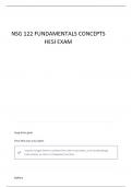 NSG 122 FUNDAMENTALS QUESTIONS AND VERIFIED ANSWERS&vert; 100&percnt; CORRECT