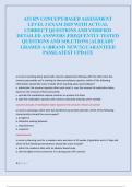 ATI RN CONCEPT-BASED ASSESSMENT  LEVEL 3 EXAM 2025 WITH ACTUAL  CORRECT QUESTIONS AND VERIFIED  DETAILED ANSWERS &vert;FREQUENTLY TESTED  QUESTIONS AND SOLUTIONS &vert;ALREADY  GRADED A&plus;&vert;BRAND NEW&excl;&excl;&vert;GUARANTEED  PASS&vert;LATEST UPDATE  