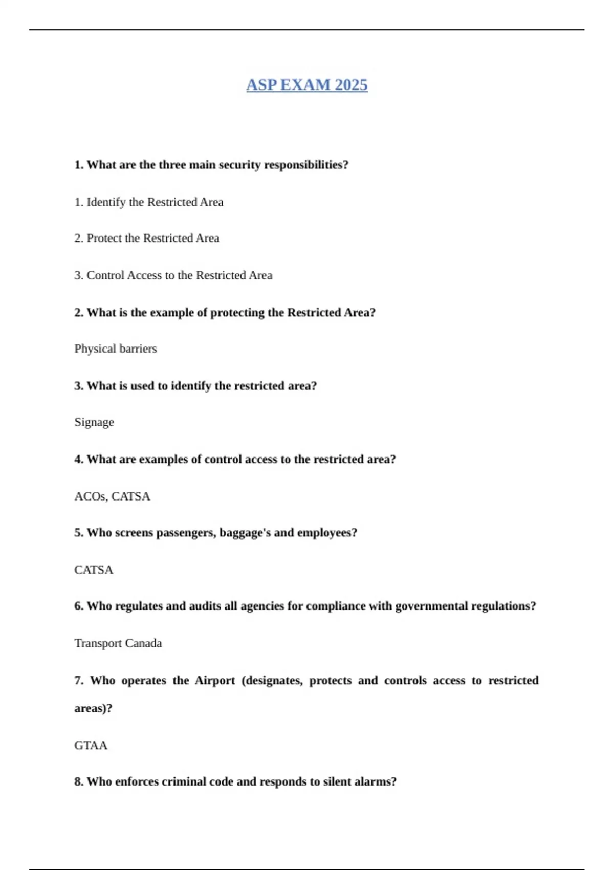 ASP (Associate Safety Professional) Exam 2025 | 100% Correct Answers ...