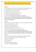 ATI RN CONCEPT BASED ASSESSMENT LEVEL 4 PROCTORED EXAM QUESTIONS AND CORRECT DETAILED ANSWERS WITH RATIONALES