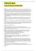 FMF&lpar;GCE&rpar; Book EXAM STUDY GUIDE 2025