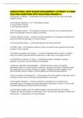 AGRICULTURAL CROP DISEASE MANAGEMENT CATEGORY 1C EXAM 2025&sol;2026 QUESTIONS WITH SOLUTIONS GRADED A&plus;
