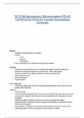 ECN 104 Introductory Microeconomics EXAM COMPLETE UPDATE Toronto Metropolitan University