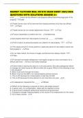 BARNEY FLETCHER REAL ESTATE EXAM SHEET 2025&sol;2026 QUESTIONS WITH SOLUTIONS GRADED A&plus;