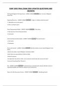 EADP 3035 FINAL EXAM 2024 UPDATED QUESTIONS AND ANSWERS