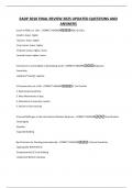 EADP 3010 FINAL REVIEW 2025 UPDATED QUESTIONS AND ANSWERS