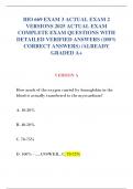 BIO 669 EXAM 3 ACTUAL EXAM 2 VERSIONS 2025 ACTUAL EXAM COMPLETE EXAM QUESTIONS WITH DETAILED VERIFIED ANSWERS &lpar;100&percnt; CORRECT ANSWERS&rpar; &sol;ALREADY GRADED A&plus;
