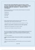 2025 NUR 635 ADVANCED PHARMACOLOGY FINAL EXAM  QUESTIONS AND CAORRECT ANSWERS LATEST  &lpar;GRAND CANYON UNIVERSITY&rpar; - PACKAGE DEAL