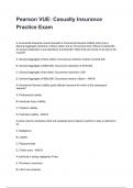 Pearson VUE&colon; Casualty Insurance Practice Exam NEWEST 2025&sol;2026 ACTUAL EXAM COMPLETE QUESTIONS AND CORRECT DETAILED ANSWERS &lpar;VERIFIED ANSWERS&rpar; &vert;ALREADY GRADED A&plus;&vert;&vert;BRAND NEW&excl;&excl;
