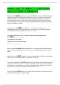 AYPO PRINCIPLES OF REAL ESTATE BUNDLE EXAMS WITH COMPLETE OPTIONS