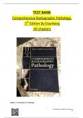 Test Bank for Comprehensive Radiographic Pathology 5th Edition by Eisenberg &vert; Complete All Chapters &vert; VERIFIED&excl;&excl; Chapter 1&colon; Introduction to Pathology Test Bank MULTIPLE CHOICE 1&period; A disease process caused by physicians or their treatment is this type of pr