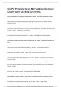 OUPV Practice test- Navigation General Exam With Verified Answers&period;