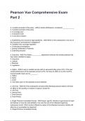 Pearson Vue Comprehensive Exam Part 2 Updated &lpar;2026&sol;2027&rpar; Questions with Detailed Verified Answers