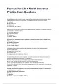 Pearson Vue Life &plus; Health Insurance Practice Exam Questions NEWEST 2025&sol;2026 ACTUAL EXAM COMPLETE QUESTIONS AND CORRECT DETAILED ANSWERS &lpar;VERIFIED ANSWERS&rpar; &vert;ALREADY GRADED A&plus;&vert;&vert;BRAND NEW&excl;&excl;