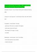 CAMATA Exam Questions With 100&percnt; Correct Detailed Answers Guaranteed Pass