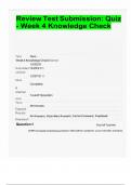 Review Test Submission- Quiz LATEST UPDATE&excl;&excl;&excl;&excl;