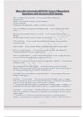 Maryville University NURS 661 Exam 3 Mega Deck Questions with Answers 2025 Update&period;