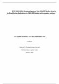 WGU D490 MSCIA Graduate Capstone Task 2&vert;CI&sol;CD Pipeline Security for Cloud-Native Applications in AWS&vert;2025 Update with complete solution&period;