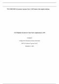 WGU D490 MSCIA Graduate Capstone Task  1&comma;2 and 3 bundle with complete solutions&period;