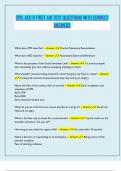 CPR&comma; AED & FIRST AID TEST QUESTIONS WITH CORRECT ANSWERS