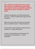 ISSA CORRECTIVE EXERCISES FINAL EXAM  AND PRACTICE EXAMEXAM 250 QUESTIONS  AND CORRECT DETAILED ANSWERS &lpar;VERIFIED  ANSWERS&rpar; &vert;ALREADY GRADED A&plus;&sol; BRAND  NEW&excl;&excl;&excl;